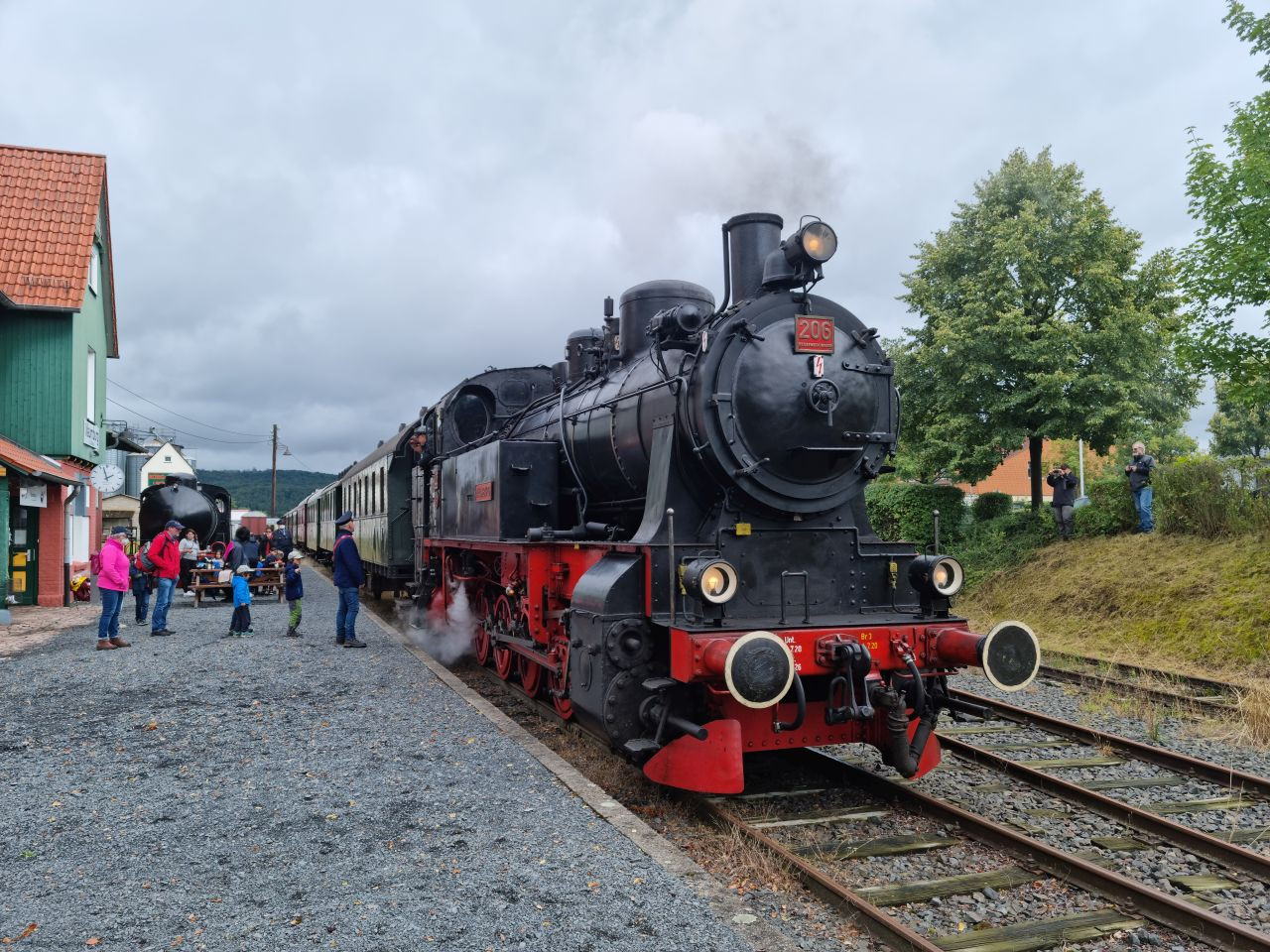 Dampfzugfahrt mit dem Hessencourrier