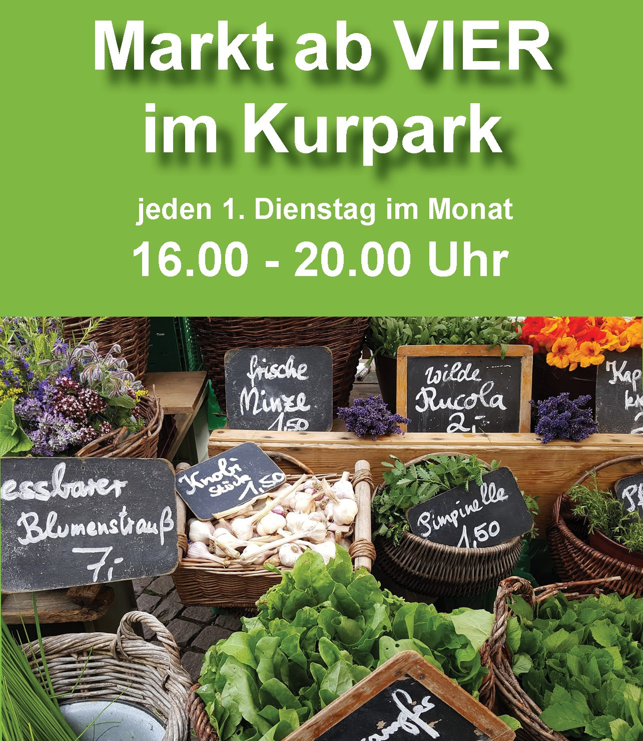 Markt ab VIER im Kurpark