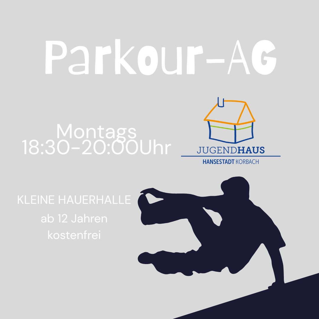 Parkour in der kleinen Hauerhalle (ab 12 Jahren)