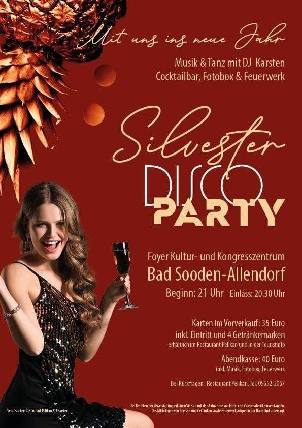 Silvester-Disco-Party